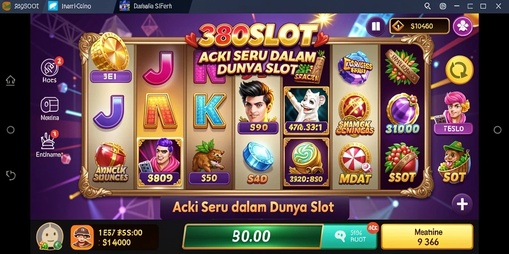 Screenshot 380SLOT menampilkan aksi seru permainan slot.
