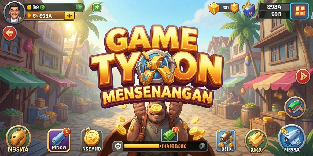 Screenshot menunjukkan tampilan gameplay Tycoon yang mendebarkan.