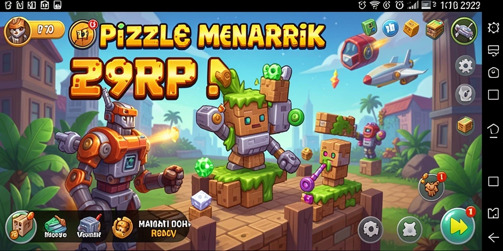 Gameplay 99RP menampilkan tantangan Puzzle yang menarik dan seru.