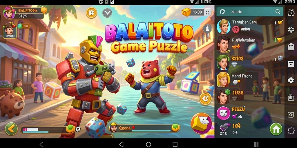 Screenshot gameplay BALAITOTO menampilkan tantangan Puzzle yang menarik.