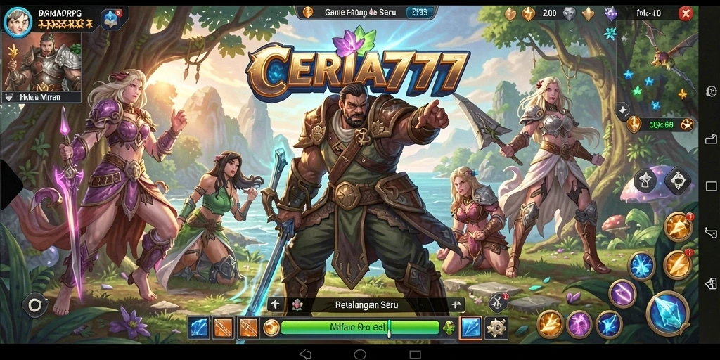 Screenshot gameplay menunjukkan aksi seru dalam CERIA777 yang penuh tantangan.