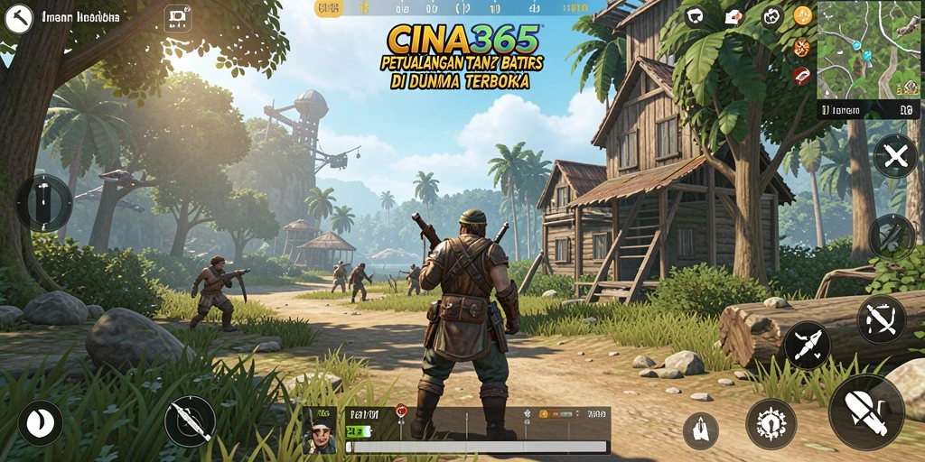Gameplay CINA365 yang menakjubkan dalam dunia Open World.