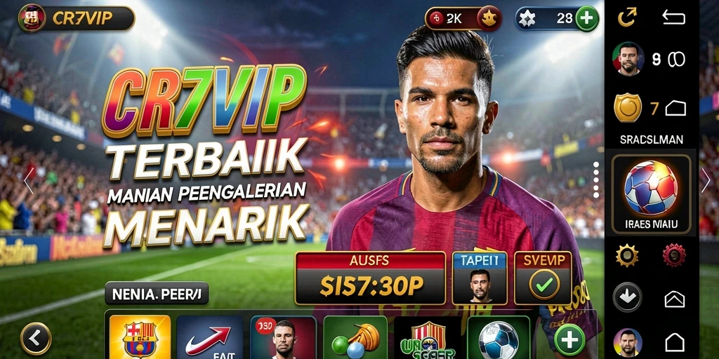Tampilan gameplay menarik dari CR7VIP yang memikat pemain.
