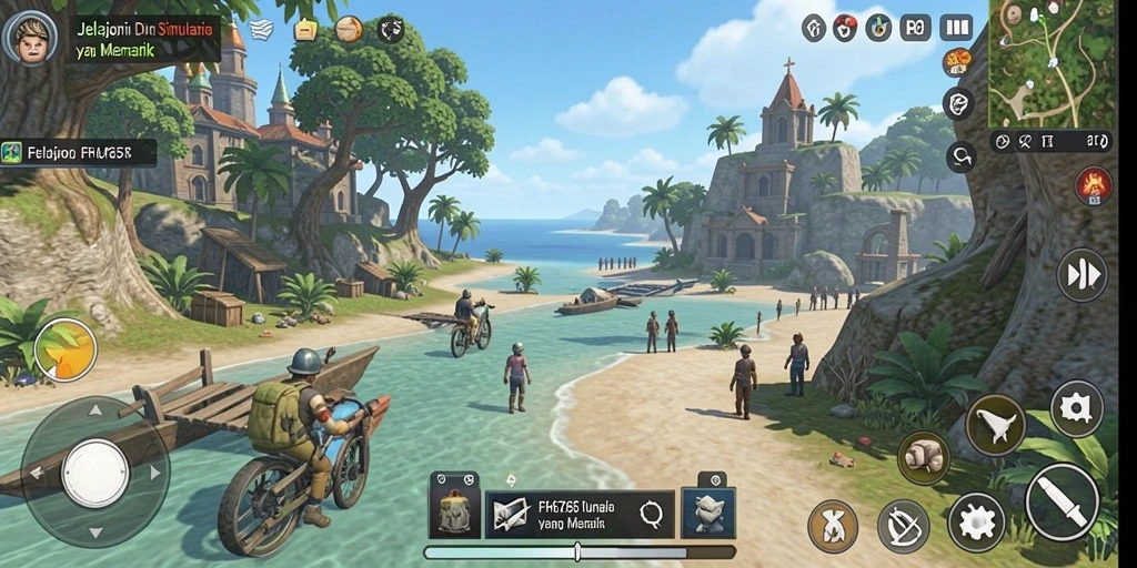 Tangkapan layar FH6767 menampilkan suasana gameplay yang menakjubkan dalam dunia simulasi.