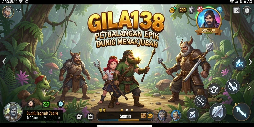 Gameplay menarik GILA138 dengan dunia petualangan yang luas.
