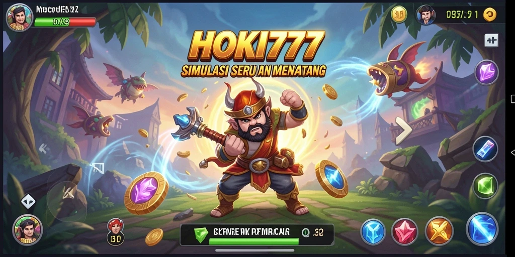 Screenshot HOKI777 menampilkan gameplay simulasi yang mendalam.