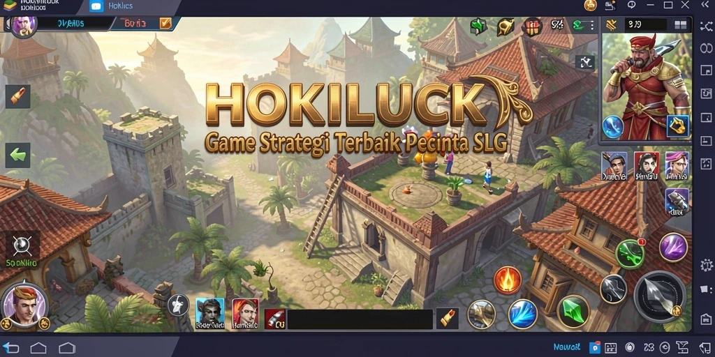 Tampilan gameplay HOKILUCK dengan strategi mendalam yang menarik.