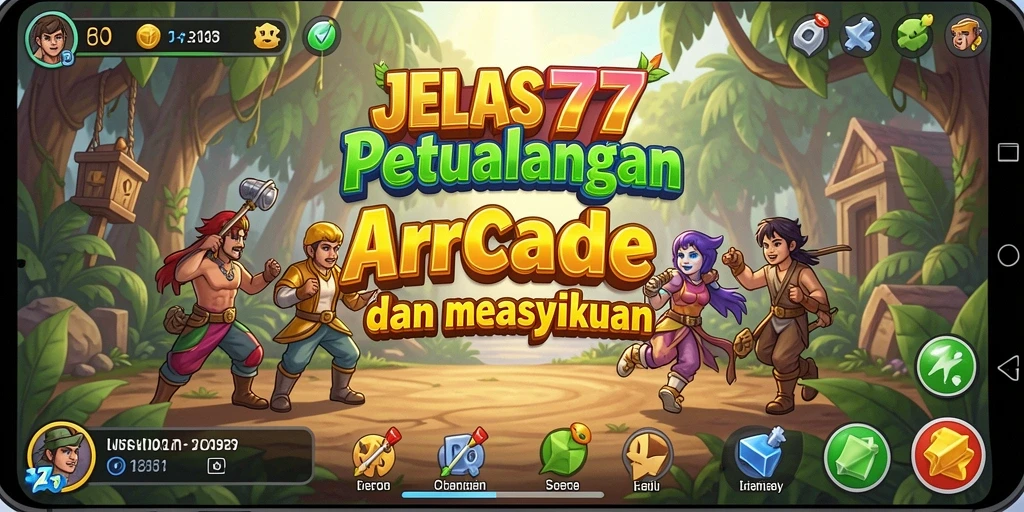 Screenshot JELAS777 menunjukkan gameplay yang penuh warna dan seru.