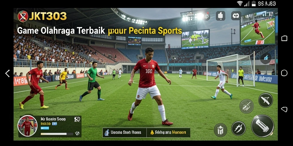 Screenshot menunjukkan aksi seru pertandingan di JKT303, memperlihatkan gameplay yang menegangkan.