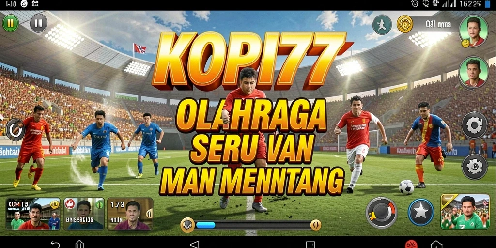 Screenshot KOPI77 menampilkan aksi mendebarkan dalam permainan olahraga.