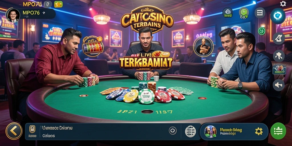Tampilan gameplay Live Casino yang mengasyikkan dan interaktif.