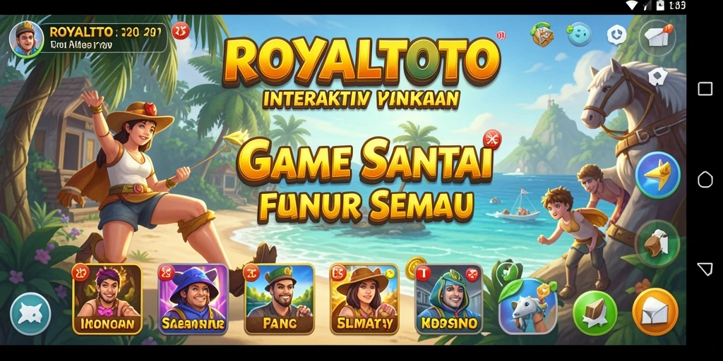 Tampilan gameplay menarik dari ROYALTOTO yang mengasyikkan.