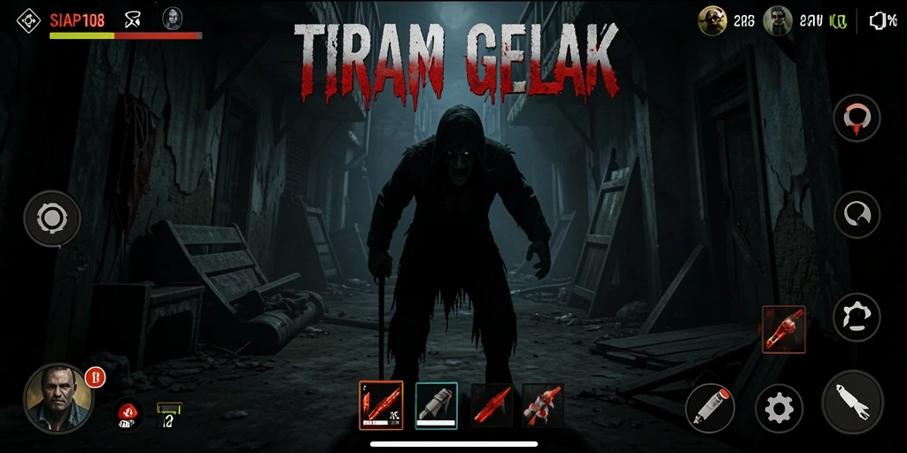 Gameplay menegangkan SIAP108 dengan atmosfer seram dan mencekam.