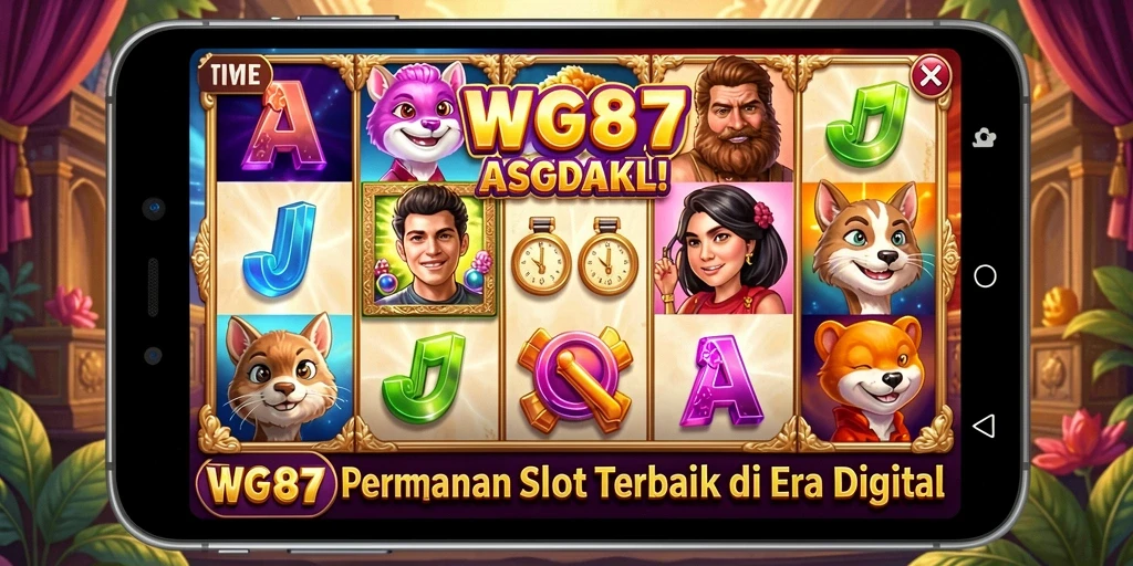 Tampilan menarik gameplay WG87 dengan simbol Slot yang berwarna-warni.